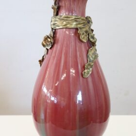 French Ceramic Vase, Late 19th Century