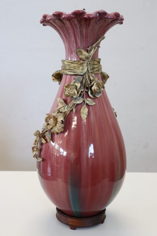 French Ceramic Vase, Late 19th Century - Image 4