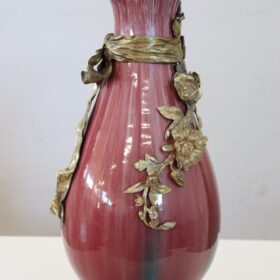 French Ceramic Vase, Late 19th Century