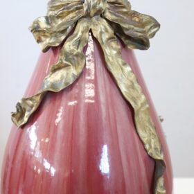 French Ceramic Vase, Late 19th Century