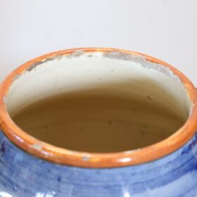 20th Century Italy Florentine Production Ceramic Vase, Signed