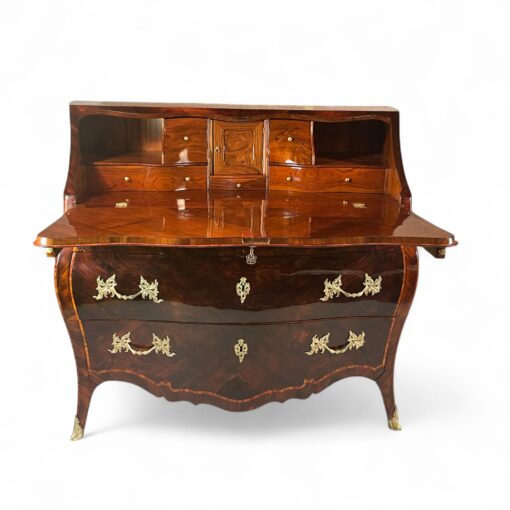 Antique Rococo Secretary Desk, Germany 1750 - Image 12