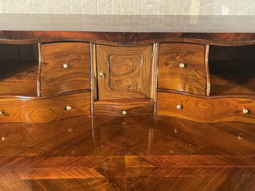 Antique Rococo Secretary Desk, Germany 1750 - Image 7