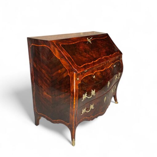 Antique Rococo Secretary Desk, Germany 1750 - Image 14
