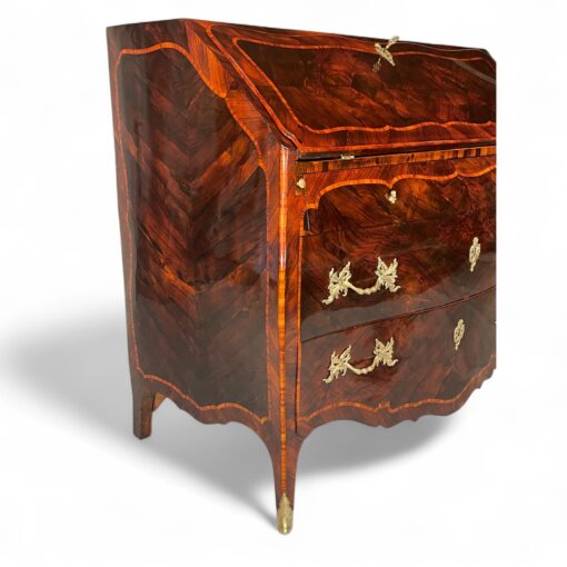 Antique Rococo Secretary Desk, Germany 1750 - Image 16
