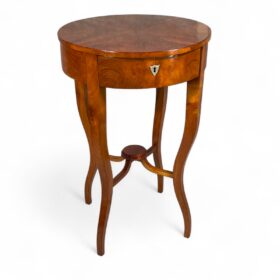 Biedermeier Round Side Table, 1820
