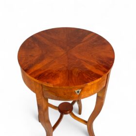 Biedermeier Round Side Table, 1820