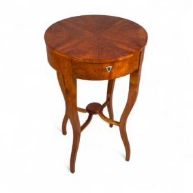Biedermeier Round Side Table, 1820