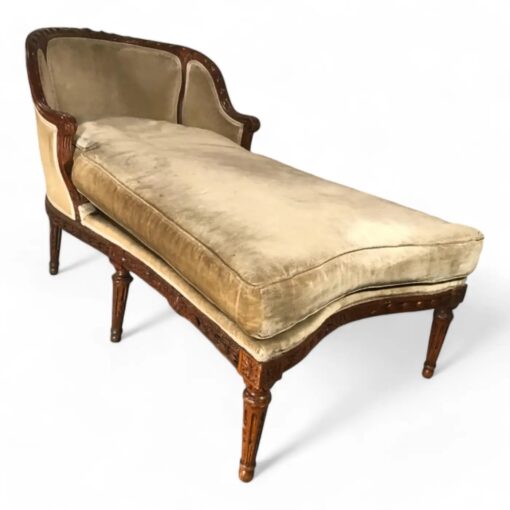 18th Century French Louis XV Chaise Longue "Duchesse Brisée" - Image 6