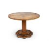 Fine Biedermeier Walnut Pedestal Table- Styylish