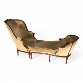 18th Century French Louis XV Chaise Longue 