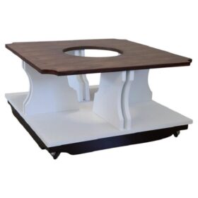 Italian Square Coffee Table, 1970s RESTORED