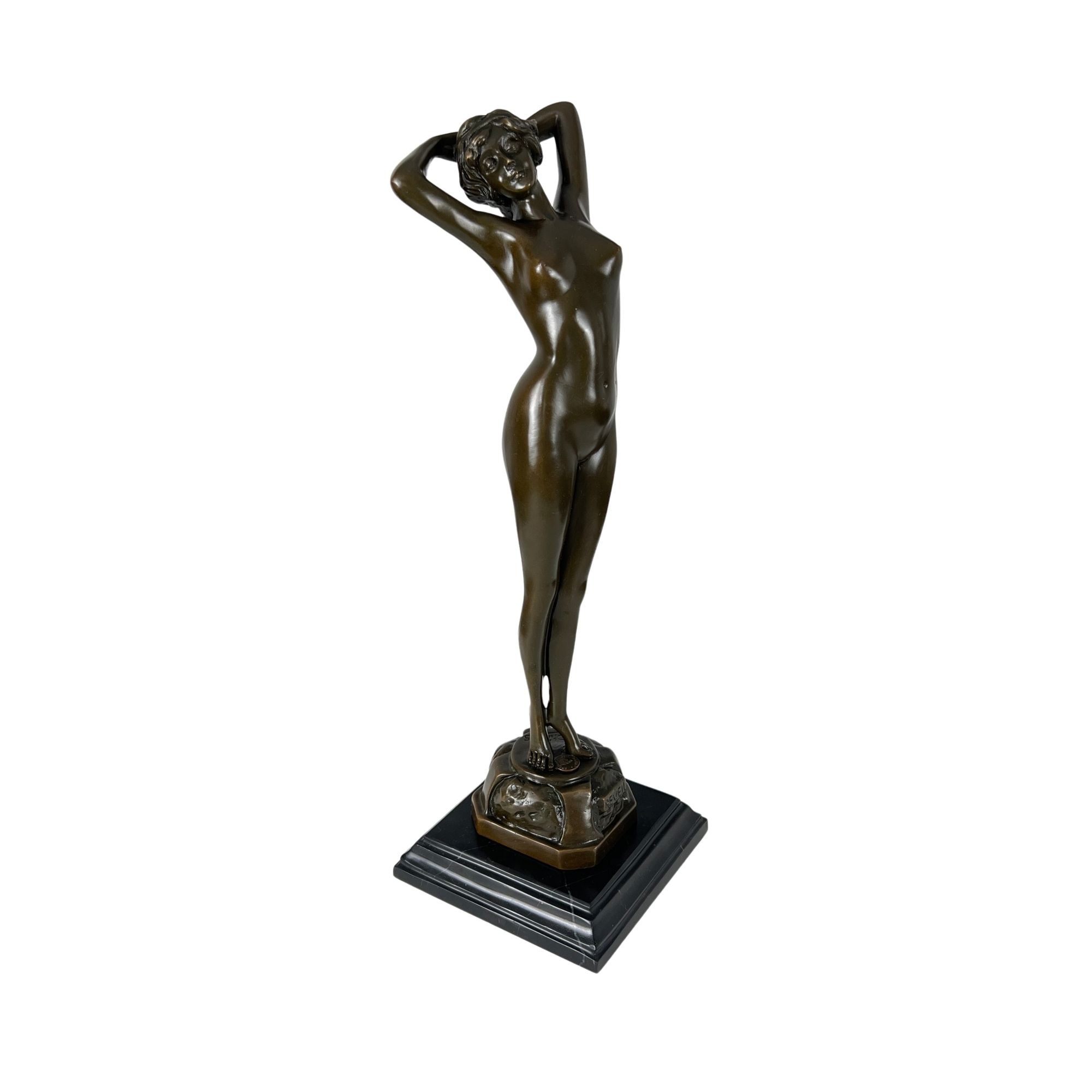 Art Deco bronze sculpture “Réveil"- Styylish