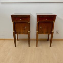Alternative view of Pair of Venetian Empire Nightstands, 1810