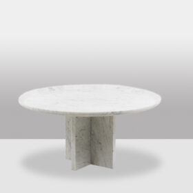 Pair of Marble Nesting Tables, Contemporary.