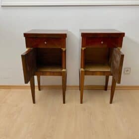 Pair of Venetian Empire Nightstands, 1810