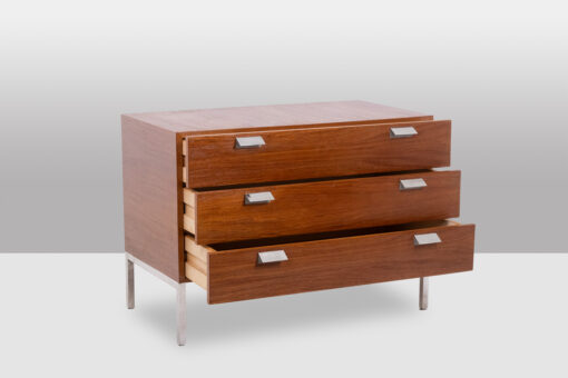 André Monpoix Teak Chest of drawers, 1960s. - Image 4