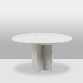 Pair of Marble Nesting Tables, Contemporary.