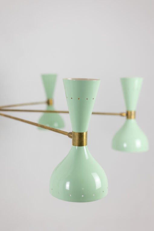 Italian Diabolo-Shaped Chandelier with 12 lights. Contemporary. - Image 8