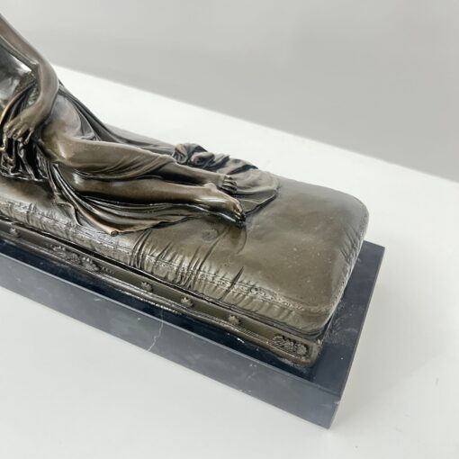 Bronze Figure of Paolina Bonaparte as Venus Victrix – After A. Canova, Paris circa 1950 - Image 9