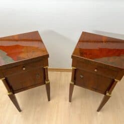 Pair of Venetian Empire Nightstands, 1810 - Image 9