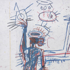 Alternative view of Numbered Basquiat Silkscreen Print, 1990s.