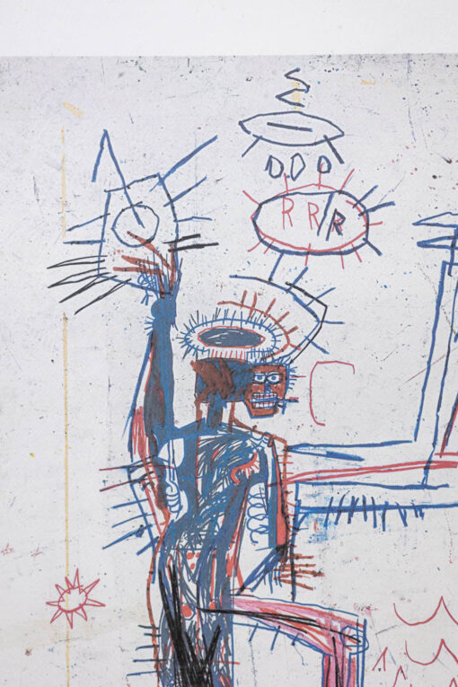Numbered Basquiat Silkscreen Print, 1990s. - Image 2