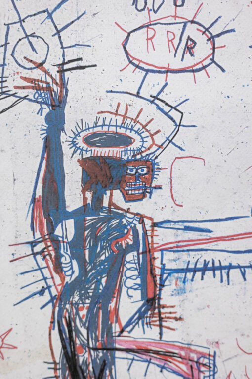 Numbered Basquiat Silkscreen Print, 1990s. - Image 3