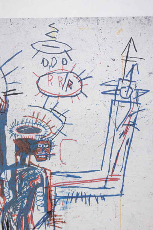 Numbered Basquiat Silkscreen Print, 1990s. - Image 4