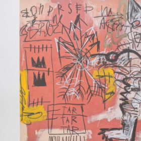 Numbered Basquiat Silkscreen Print, 1990s