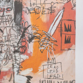 Numbered Basquiat Silkscreen Print, 1990s