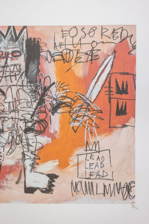Numbered Basquiat Silkscreen Print, 1990s - Image 6
