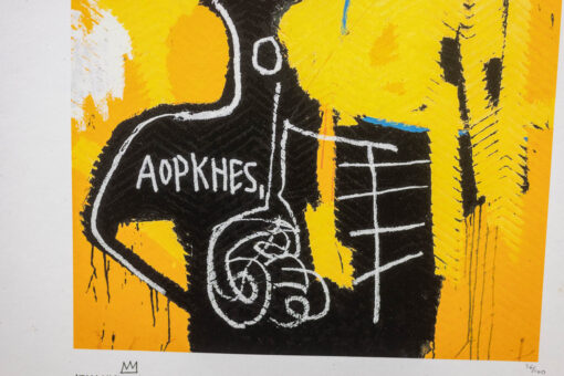 Numbered Silkscreen Print, Basquiat,  1990s - Image 7