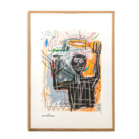 Basquiat Silkscreen Print, 1990s