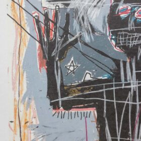 Basquiat Silkscreen Print, 1990s