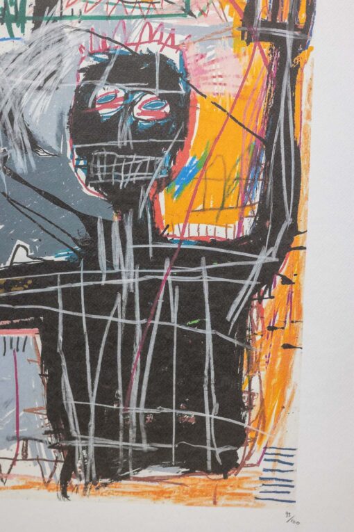 Basquiat Silkscreen Print, 1990s - Image 3