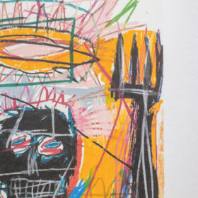 Basquiat Silkscreen Print, 1990s