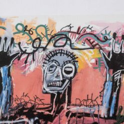 Alternative view of Numbered Color Silkscreen Print, Jean-Michel Basquiat, 1990s
