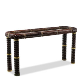 Tommaso Barbi Ceramic Console Table, Italy, circa 1970.