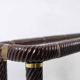 Tommaso Barbi Ceramic Console Table, Italy, circa 1970.