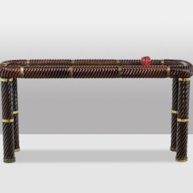 Tommaso Barbi Ceramic Console Table, Italy, circa 1970.