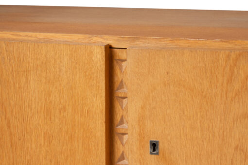 Oak Veneer Sideboard, 3 Doors and 4 Drawers, 1960s–70s - Image 3