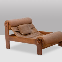 Alternative view of 1970s Danish Lounge chair and Ottoman