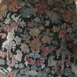 Baroque Sofa- detail of needlepoint covering seat- Styylish