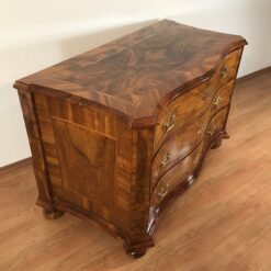 Luxury antique case piece, German Baroque chest of drawers, expertly refinished- Styylish