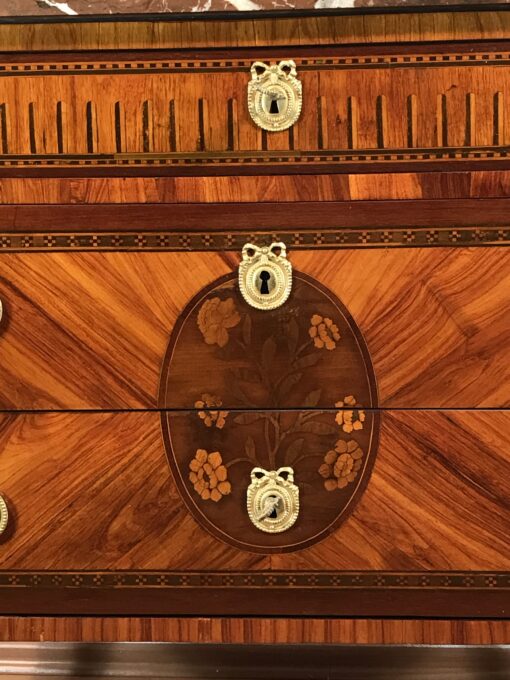 Marquetry Louis XVI Chest of Drawers, France 1770 - Image 8