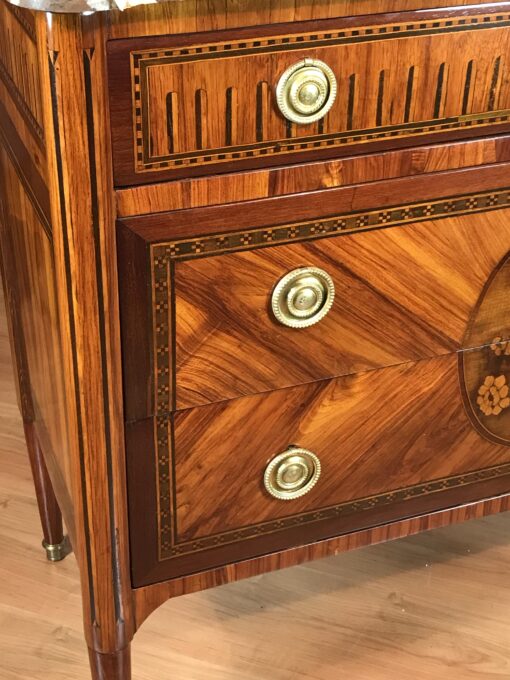Marquetry Louis XVI Chest of Drawers, France 1770 - Image 5