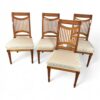Set of four Neoclassical chairs in Cherry wood- Styylish