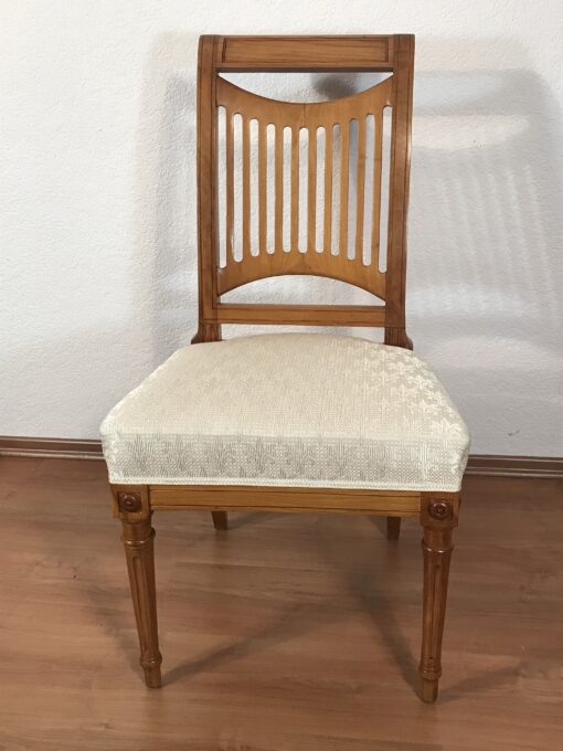 Set of 4 Neoclassical Chairs, South Germany 1830 - Image 6
