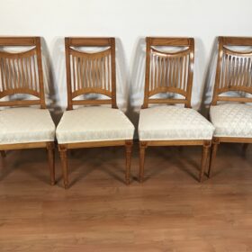 Set of 4 Neoclassical Chairs, South Germany 1830